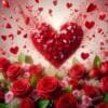 Rose Heart Bundle 2 Happy Valentines Day